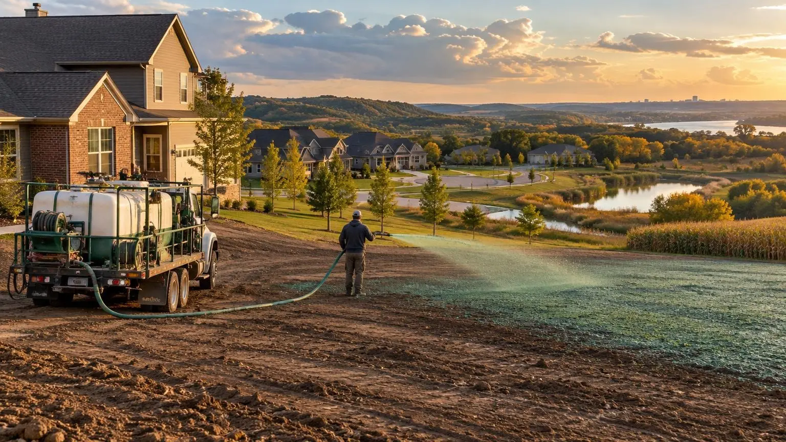 Hydroseeding in Omaha, NE
